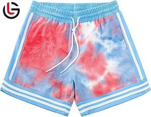 2025 New Design Tie Dye <b>Shorts</b> for <b>Men's</b> in 100% Cotton Fabric Drawstring Waist Stylish Custom Design <b>Shorts</b> Tie Dye Wholesale - Product Image 1