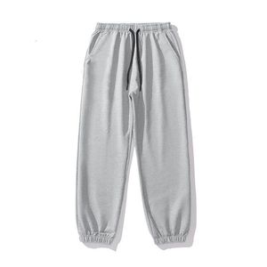 Washed Canvas Casual Streetwear Baggy <b>Trousers</b> <b>Elastic</b> <b>Waist</b> Drawstring Pocket Lightweight Sweatpants Customizable Logo Men's - Product Image 1