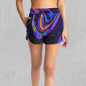 Pantalones cortos de Yoga para mujer con sublimación, ropa deportiva para mujer, venta al por mayor, pantalones cortos deportivos atléticos para mujer, pantalones cortos para correr y entrenar en el gimnasio - Product Image 4