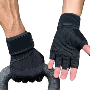 Guantes atléticos de alta calidad para levantamiento de pesas, entrenamiento personalizado, gimnasio, entrenamiento, soporte físico para adultos, guantes con logotipo - Product Image 2