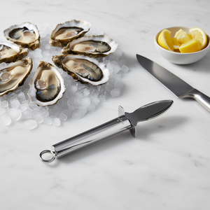 Abridor de Ostras Inteligente Ghidini Cipriano, Cromado Pulido 2416, Herramientas para Mariscos para Abrir Ostras de Forma Conveniente - Product Image 3
