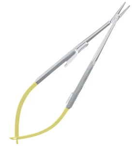 Soporte de aguja Astroviejo de alta calidad con mango dorado, fórceps TC de acero inoxidable, base de instrumentos quirúrgicos de IMANS - Product Image 5