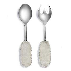 ชุดสลัดโลหะใช้กับเครื่องล้างจานได้อุปกรณ์สำหรับสลัดสแตนเลสกระจกขัดเงา - Product Image 3