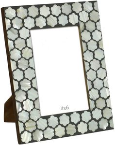 Cadre photo moderne en MDF de taille personnalisée Moulures décoratives en nacre pour l'intérieur de la maison Cadre photo personnalisé - Product Image 1