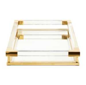 Assiettes de présentation / Plateau de service / Assiette de présentation en verre miroir, Plateau de service à vin, Plateau décoratif en verre miroir pour la décoration - Product Image 4