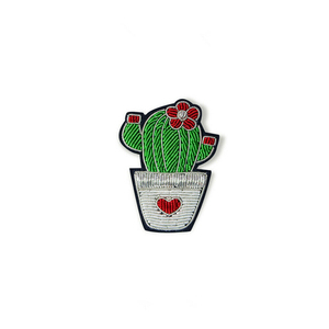 Broche de parche de pescado Pakistán cobre bordado a mano insignia de tela con diamantes de imitación y broches de lingotes - Product Image 3