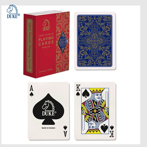 Cartes de poker à jouer en plastique durable Duke Classic - Product Image 3