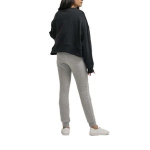 Sudadera de Invierno Oversize para Mujer de Poliéster/Algodón, Venta al por Mayor, Forro Polar Grueso, Bordado con Logotipo Personalizado, Diseño de Hombro Caído - Product Image 2