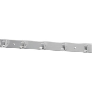 5-<b>Hook</b> Towel <b>Rail</b> 360mm Silver Anodized Aluminum HERMETA - Product Image 1