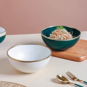 Bol de service en marbre italien, design moderne et luxueux, écologique, très vendu, décoration de table, pour la maison, les hôtels, les restaurants - Product Image 3