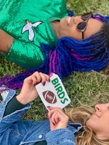 Monedero de Cuentas GO VOLS para el Día del Partido, Monedero de Cuentas Hecho a Mano en Naranja y Blanco de Tennessee para Fanáticos - Product Image 2