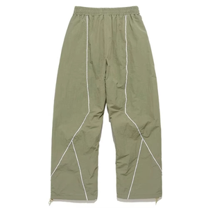 Service OEM ODM – Ensemble survêtement coupe ample 2 pièces personnalisé pour femme, léger, oversize, en nylon PVC antibactérien, pour homme - Product Image 2