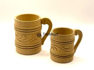 <b>Reusable</b> wide wood <b>mug</b> for green lifestyle customers made from eco materials suitable for tea <b>coffee</b> and herbal drinks Tradebyd - Product Image 3