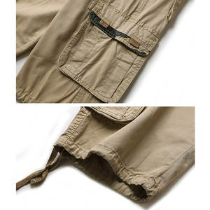 กางเกงกีฬาขาสั้นผู้ชายผ้าคอตตอนใหม่ฤดูร้อนคุณภาพแห้งเร็วแฟชั่นลำลองทรงหลวมแบบมีกระเป๋าลายสีทึบเป็นมิตรต่อสิ่งแวดล้อม - Product Image 3