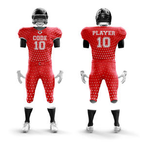 Meilleur ensemble de vêtements d'entraînement de football américain respirant à manches courtes, grande taille, livraison rapide en gros depuis le Pakistan - Product Image 4