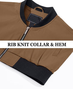 Chaqueta cortavientos bomber para hombre al por mayor, chaquetas universitarias Lettermen, chaqueta de béisbol impermeable para hombre con servicio OEM - Product Image 3