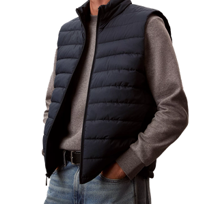 Veste matelassée épaisse pour homme avec fermeture éclair Respirante et imperméable à capuche Taille plus Emballage en tambour pour les voyages et les aventures en plein air - Product Image 4