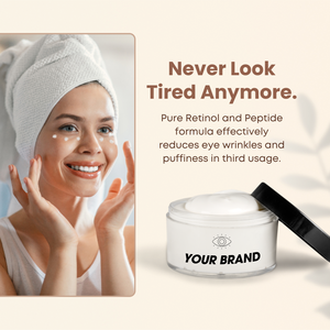 Suero para Ojos con Péptidos Antienvejecimiento y Ácido Azelaico, Blanqueador, Reafirmante, Reduce las Líneas Finas, Marca Privada, MOQ 1000 Piezas - Product Image 4