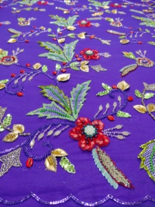 Nouveauté Tissu Perlé Broderie de Luxe Tissu Perlé en Dentelle Tissu Africain à Paillettes - Product Image 6
