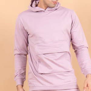 Casual Winter Breathable <b>Lightweight</b> <b>Hoodie</b> and Shorts Set for Men - Product Image 4
