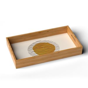 Bandeja de Madera para Organizar la Cocina y el Comedor, Bandeja Multiusos de Color Natural, Disponible a un Precio Razonable - Product Image 1