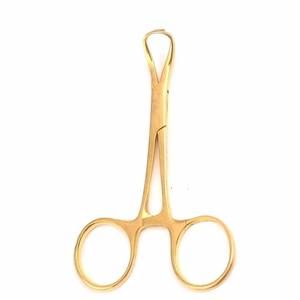 Forceps hémostatiques en acier inoxydable plaqué or, instrument chirurgical pour une fixation sécurisée des draps, salle d'opération - Product Image 1