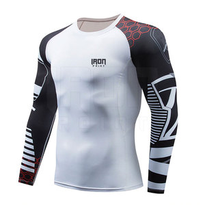Rashguard de manga larga Rash Guard tamaño personalizado y diseños para hombres ropa deportiva cómoda Rash Guard - Product Image 2