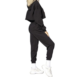 Conjunto Deportivo de Invierno para Mujer de la Mejor Calidad, Corte Regular, Diseño Simple, Color Sólido, 2 Piezas, Forro Polar Largo, Servicio OEM, Gran Venta - Product Image 4