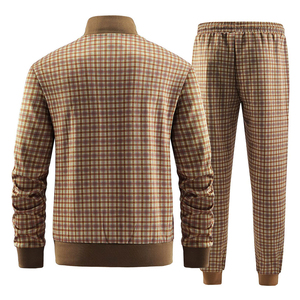 Vente en gros en ligne Survêtement de sport en polaire décontracté uni de haute qualité avec logo personnalisé et fermeture éclair - Product Image 4