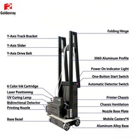 Impresora Automática de Pared con Tinta UV DX7, Imprime Murales de 4m sin Vibraciones, para Decoración de Cafés y Hoteles, Certificación CE, Nueva