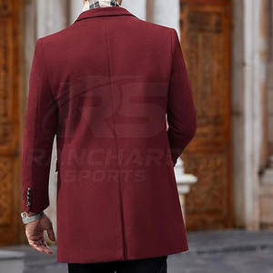 เสื้อโค้ทยาวผู้ชาย เสื้อโค้ทลำลองสำหรับฤดูหนาว เสื้อโค้ทสำหรับกิจกรรมกลางแจ้ง เสื้อโค้ทยาวผู้ชาย เสื้อโค้ทแฟชั่นสำหรับฤดูใบไม้ร่วงและฤดูหนาว เสื้อโค้ทยาวผู้ชาย - Product Image 4