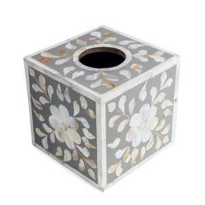 Handmade Bone Inlay <b>Tissue</b> Box Modern Rectangle Design Customized Capacity and Custom Logo for <b>Wedding</b> Events and Restaurants - Product Image 2