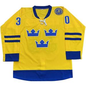 Maillot de hockey sur glace personnalisé par sublimation - Design Pékin, matière nylon/cachemire, antibactérien, séchage rapide, personnalisable - Product Image 1