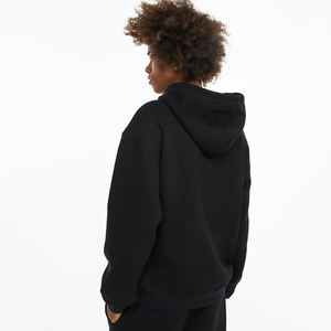 Venta al por mayor Sudaderas con capucha Hombres Plain High Quality Blank Heavyweight Sudadera con bolsillo Negro Grueso Color sólido Fabricación Otoño - Product Image 4