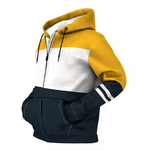 Sudadera con Capucha Deportiva para Hombre, Ligera, Transpirable, con Cierre, de Poliéster, Ideal para Invierno, Ajuste Atlético - Product Image 3