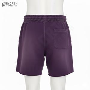 กางเกงขาสั้นซักกรดสำหรับผู้ชายกางเกงขาสั้นผ้าซักแบบออกแบบได้ตามต้องการสำหรับฤดูร้อนระบายอากาศใส่สบายมาใหม่พร้อมดีไซน์ตามสั่ง - Product Image 3