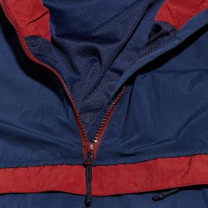 Chaqueta cortavientos de diseñador transpirable personalizada de talla grande bloque de color de secado rápido ropa de calle al aire libre chaqueta cortavientos de tela tejida - Product Image 2