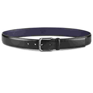 Cintura Originale Penguin da Uomo in Pelle di Vacchetta Conciata al Vegetale, Stile Lusso, Nera, Taglia 42 REG - Product Image 3