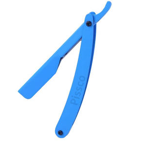 Último Modelo de Navaja de Afeitar Recta para Barbería, Navaja Plegable de Acero Inoxidable con Cuchilla Reemplazable y Logotipo Personalizado - Product Image 6