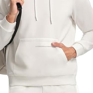 ชุดออกกำลังกายผู้ชายแบบมีฮู้ด ผ้าฝ้าย 100% ระบายอากาศได้ดี ลายเรียบ สำหรับฤดูหนาว - Product Image 6