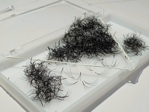 NQ tối màu đen cao cấp <span class=keywords><strong>Mink</strong></span> lông mi mở rộng handmade Vegan Mega khối lượng lông mi với thuận tiện tái sử dụng Applicator - Product Image 5