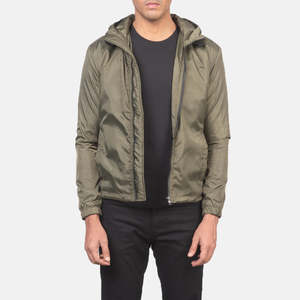 Chaqueta Cortavientos con Capucha para Hombre Jimmy Green, Técnica, para Exteriores, con Forro Acolchado y Manga Larga - Product Image 1