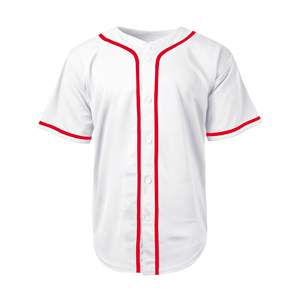 Maillot de baseball personnalisé personnalisé pour hommes et femmes chemises de ventilateur tricotées décontractées avec sérigraphie Design vierge - Product Image 3