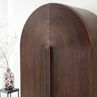 Armoire arrondie en bois de manguier Julio