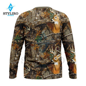Ropa de hombre, camisetas de algodón, árbol real impreso CAMO caza selva impreso camping bosque camisetas hombres camisetas - Product Image 4