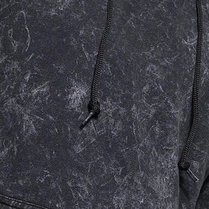 Sudadera con capucha de rizo francés de algodón pesado para hombre personalizada al por mayor serigrafía lavada con ácido OEM de invierno con técnicas bordadas - Product Image 5