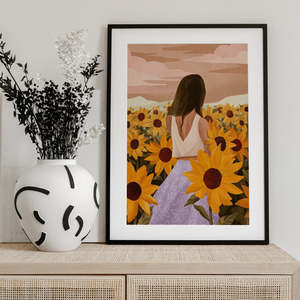 Support de toile pour peinture « Soirées de tournesols » - Product Image 3