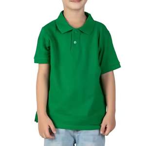 เสื้อโปโลกีฬาผ้าฝ้ายสำหรับเด็กเสื้อโปโลแขนสั้นสำหรับเด็กเสื้อกอล์ฟ - Product Image 1