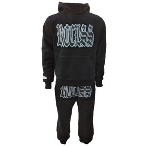 Conjunto Deportivo Personalizado para Hombre, 2 Piezas, Chándal de Algodón Grueso, Pantalones Deportivos y Sudadera con Capucha - Product Image 1