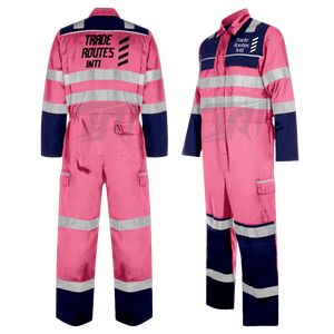 Lightweight Polyester Safety <b>Overall</b> Set Button-up Shirt Crew Neck <b>Waterproof</b> Reflective Workwear Outdoor Safety OEM Available - Product Image 5